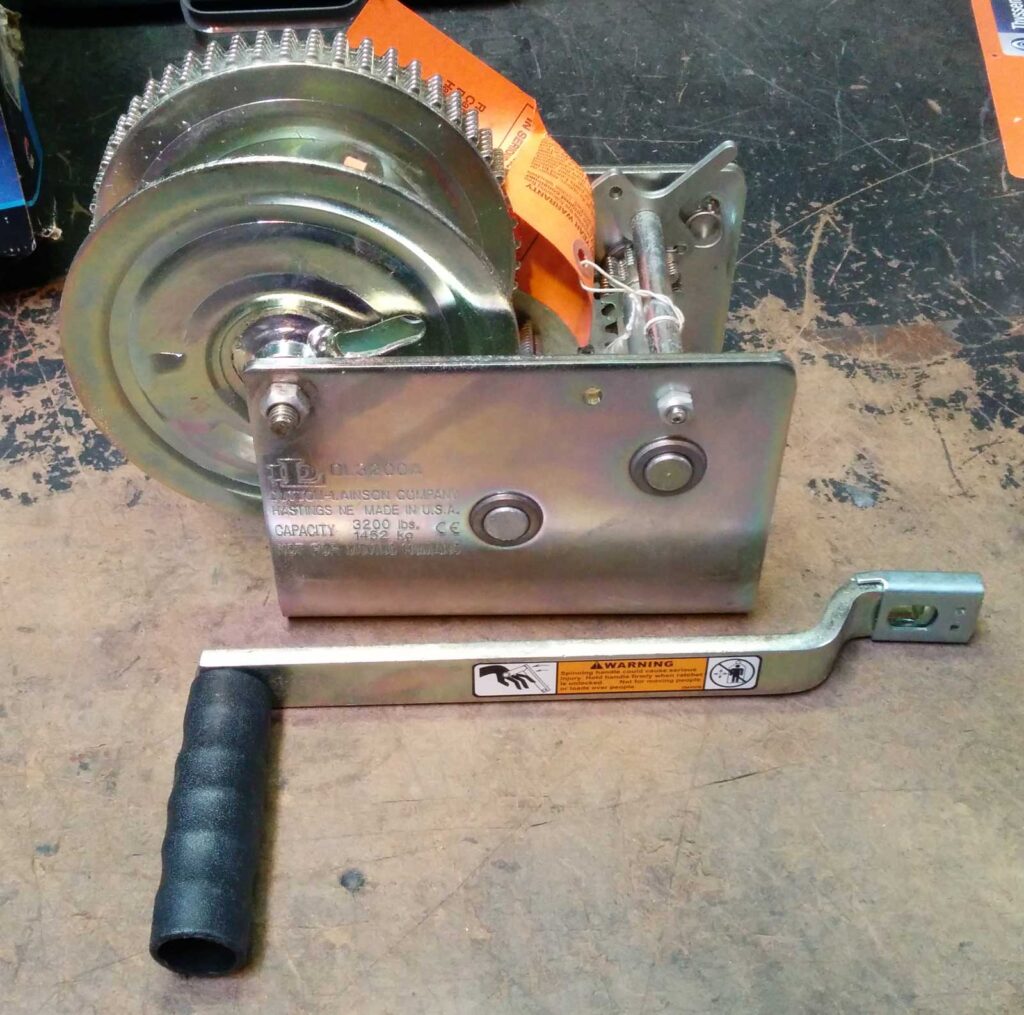 MYCO Trailers Winches, Handles, Cables, & Straps